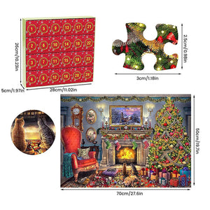 Adventskalender for julepuslespill 2023
