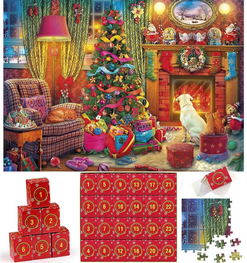 Adventskalender for julepuslespill 2023