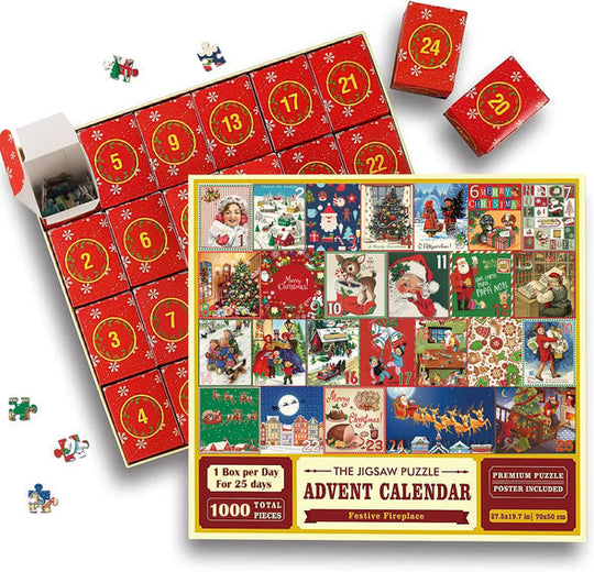 Adventskalender for julepuslespill 2023
