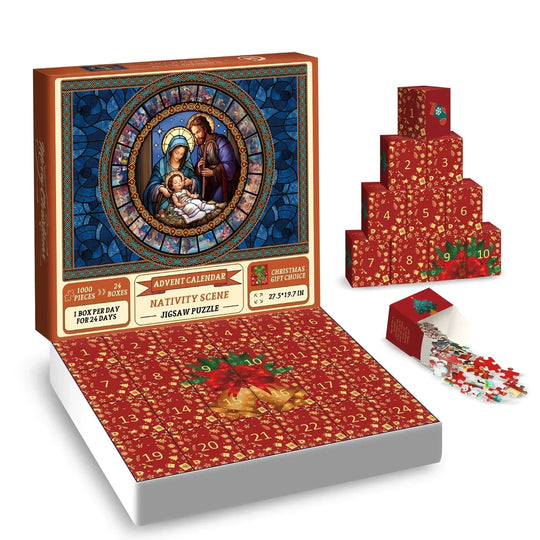 Adventskalender for julepuslespill 2023