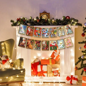 Julebanner i vintage stil
