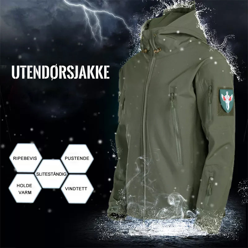 Herre Vindtett Vanntett Jakke