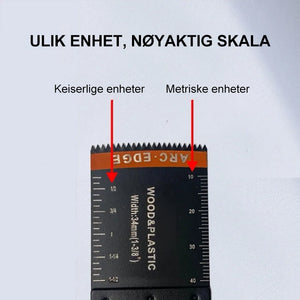 Oscillerende verktøyblader med buet kant (20 STK)