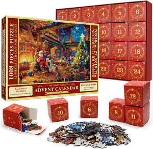 Adventskalender for julepuslespill 2023